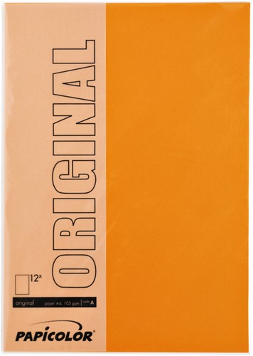 Kopieerpapier Papicolor A4 200gr 6 vel oranje-2