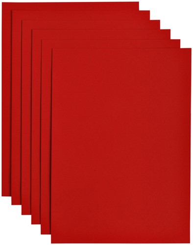 Kopieerpapier Papicolor A4 100gr 12 vel rood