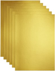 Kopieerpapier Papicolor A4 300gr 3 vel metallic goud