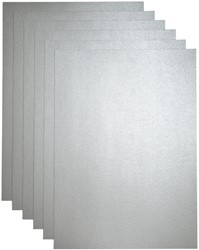 Kopieerpapier Papicolor A4 120gr 6 vel metallic zilver