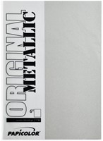 Kopieerpapier Papicolor A4 120gr 6 vel metallic zilver-2