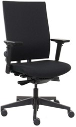 Zit-Xpert Work Comfort NEN 1335 zwart stof-kunststof kruisvoet 