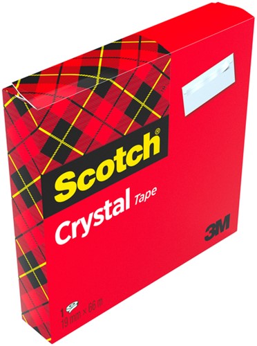 Plakband Scotch Crystal 600 19mmx33m transparant-3