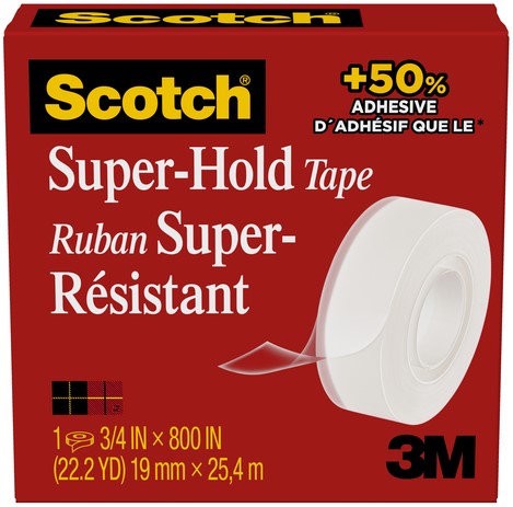 Plakband Scotch 700 Super Hold 19mmx25.4m transparant