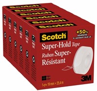 Plakband Scotch 700 Super Hold 19mmx25.4m transparant-2