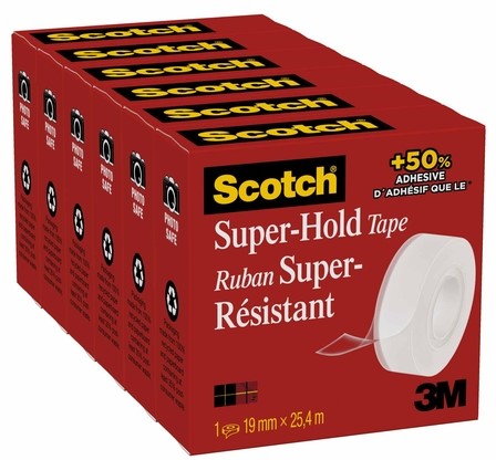 Plakband Scotch 700 Super Hold 19mmx25.4m transparant-2