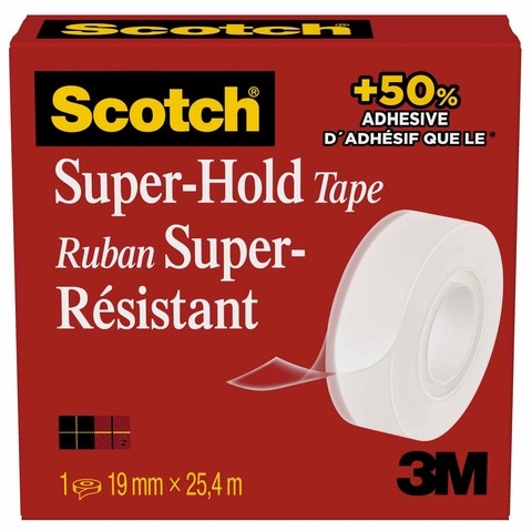 Plakband Scotch 700 Super Hold 19mmx25.4m transparant-3