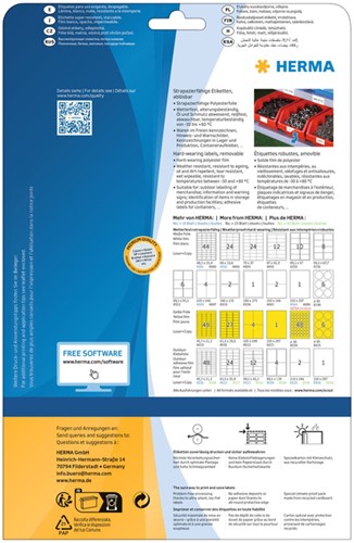 Etiket HERMA 4571 30mm rond folie wit 960 etiketten-2