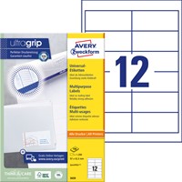 Etiket Avery Zweckform 3659 97x42.3mm wit 1200stuks-2