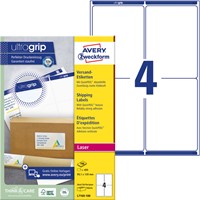 Etiket Avery L7169-100 99.1x139mm 400stuks wit-2