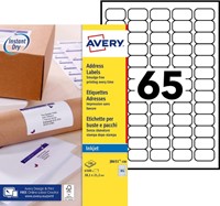 Etiket Avery J8651-100 38.1x21.2mm wit 6500stuks-2