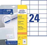 Etiket Avery Zweckform 3490 70x36mm wit 600stuks-2