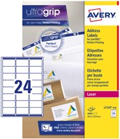 Etiket Avery L7159-250 63.5x33.9mm wit 6000stuks-2