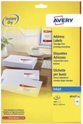 Etiket Avery J8162-10 99.1x33.9mm wit 160 etiketten