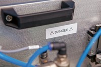 Labeltape Dymo LabelManager D1 polyester 12mm duurzaam zwart op wit-4