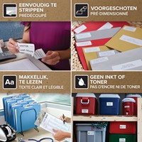 Etiket Dymo 11356 labelwriter 41x89mm badge 300stuks-3