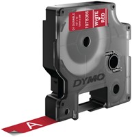 Labeltape Dymo 1978366 12mmx3m wit op rood-3