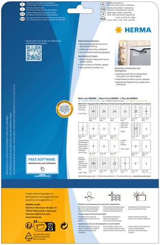 Etiket HERMA 4864 63.5x29.6mm weerbestendig wit 270stuks-2