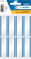 Etiket HERMA 1903 54x19mm naametiket wit blauw zijde 16stuks 1 STUK