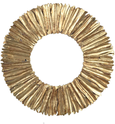 PTMD Look gold spiegel rond