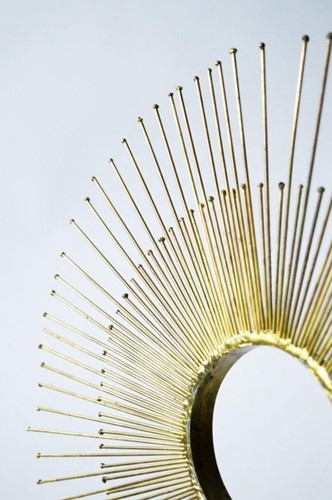 PTMD Hollywood standbeeld goud marmer voetstuk S-3