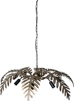 PTMD Moira Gold hanglamp met palm bladeren