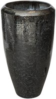 PTMD Flazz grey pot keramiek rond geglazuurd hoog L (56x56x105 cm)