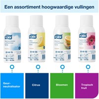 Luchtverfrisser Tork A1 Premium spray citrus 236050-2