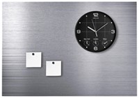 Wandklok Unilux On Time  Ø30,5cm zwart/wit-3