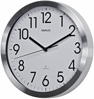 Wandklok MAUL Move RC Ø305x45mm aluminium frame wit incl. batterij-2