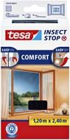 Insectenhor tesa® Insect Stop COMFORT buitendraaiende ramen 1,2x2,4m zwart