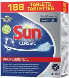 Vaatwastabletten Sun Pro Formula Classic 188 stuks