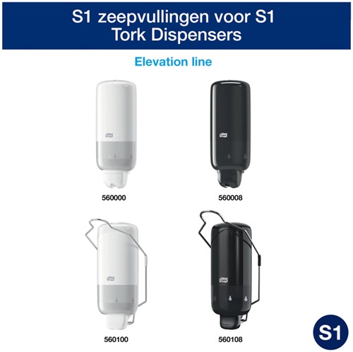 Handzeep Tork S1 Premium vloeibaar 1000ml mild 420501-3