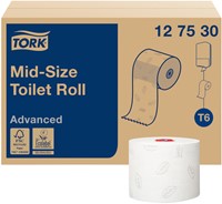 Toiletpapier Tork Mid-size T6 premium 2-laags 100m  wit 127520