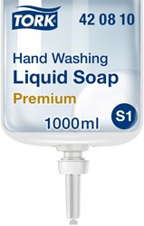 Handzeep Tork S1  vloeibaar extra hygiënisch ongeparfumeerd 1000ml 420810