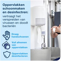 Poetspapierdispenser Tork Centerfeed M2 Elevation  wit 559000-1
