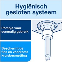 Alcohol gel Tork S1 voor handdesinfectie ongeparfumeerd 1000ml 420103-3