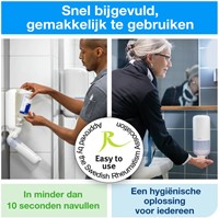 Alcohol gel Tork S1 voor handdesinfectie ongeparfumeerd 1000ml 420103-1