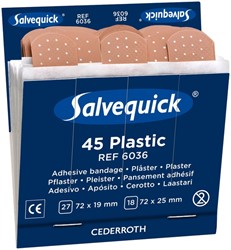 Pleisters Salvequick navulling plastic 6036