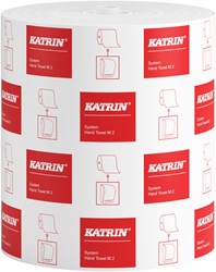 Handdoekrol Katrin 2-laags wit medium 160mx209mm