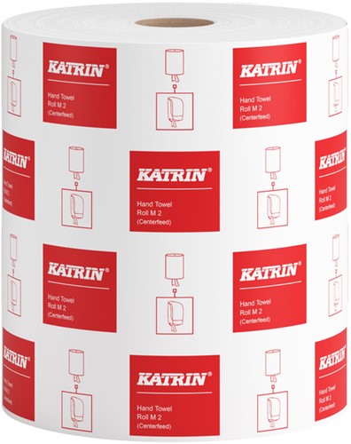 Poetspapier Katrin medium 2-laags 500 vel wit 481911