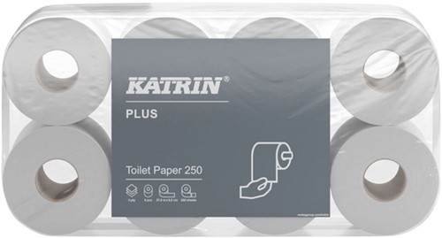 Toiletpapier Katrin 3-laags 250 vel wit 11711