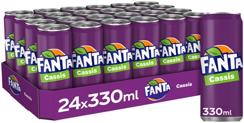 Frisdrank Fanta cassis blik 330ml-2