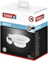 Zeephouder tesa® Smooz hoogglans verchroomd metaal zelfklevend-3