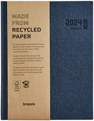 Agenda 2026 Brepols Ecotiming Kazar 7dag/2pagina's blauw