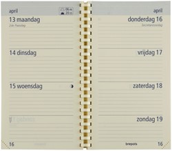 Agendavulling 2026 Brepols Optivision Pocket 7dag/2pagina's