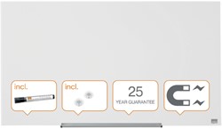 Glasbord Nobo Impression Pro 993x559mm briljant wit
