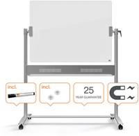 Kantel glasbord Nobo Diamond 90x120cm