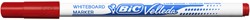 Viltstift Bic 1721 whiteboard rond rood 1.5mm