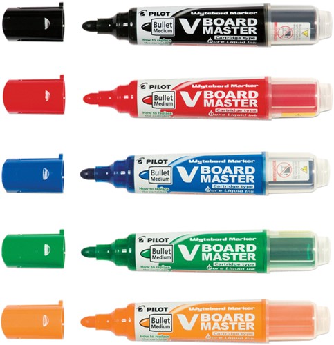 Viltstift PILOT Begreen whiteboard rond rood 2.3mm-3